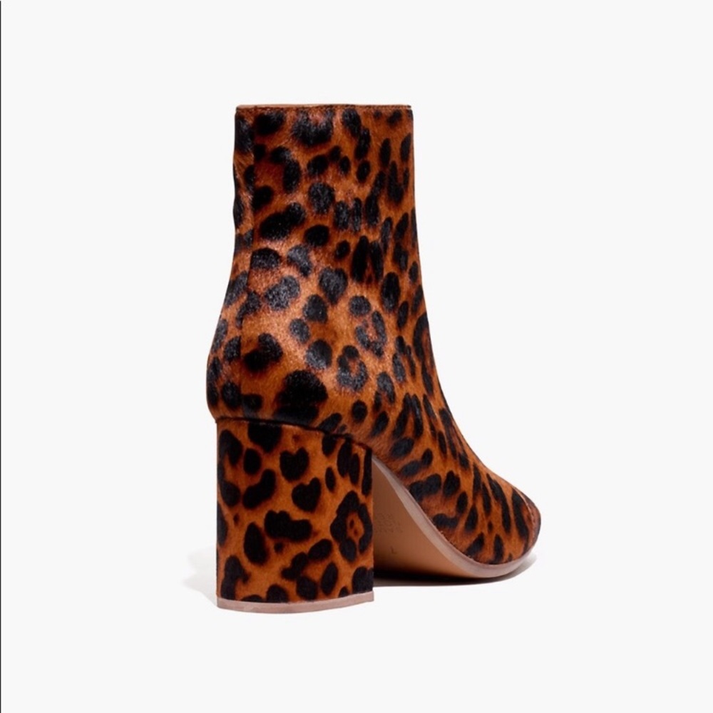 MADEWELL Front-Zip Leopard Boots - Picture 2 of 4